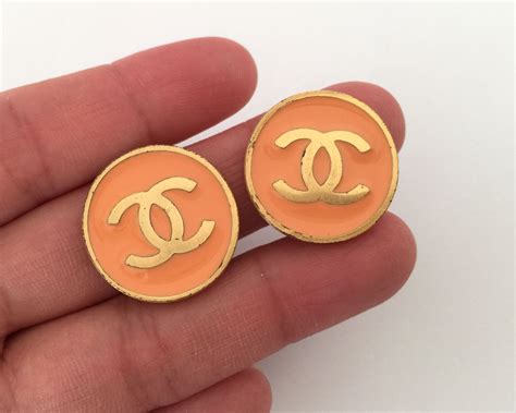 orange chanel earrings|chanel earrings website.